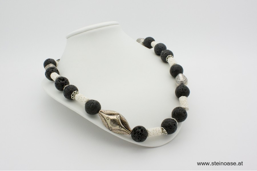 Kette Lava "Black&White"